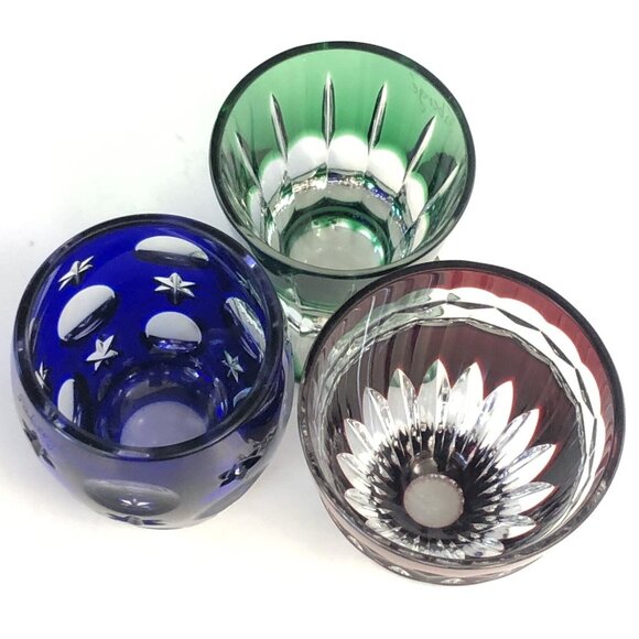 FABERGE CRYSTAL NA ZDOROVYE VODKA SHOT GLASS SET 3 in Set - Picture 5 of 11